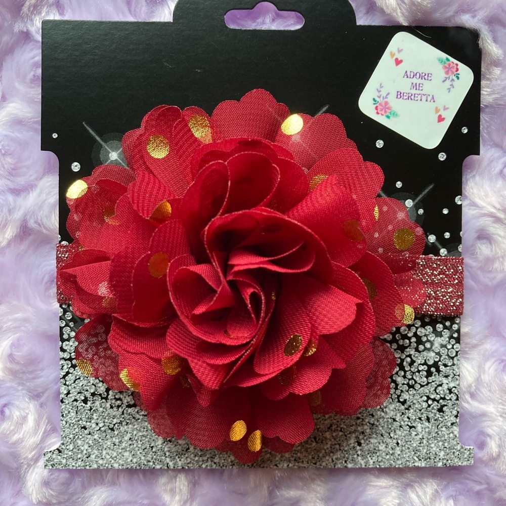 Baby girl flower headband